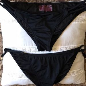 Victoria Secret black bikini bottoms